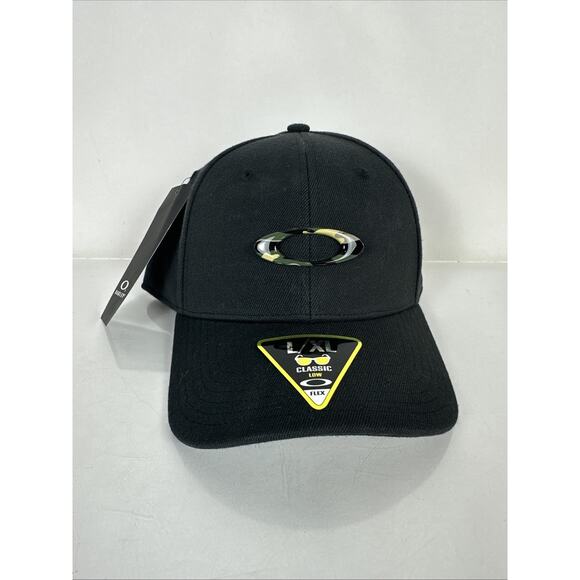 Oakley Tincap Cap Hat Black/Graphic Camo L/XL 911545 Stretch Fit - Picture 1 of 10